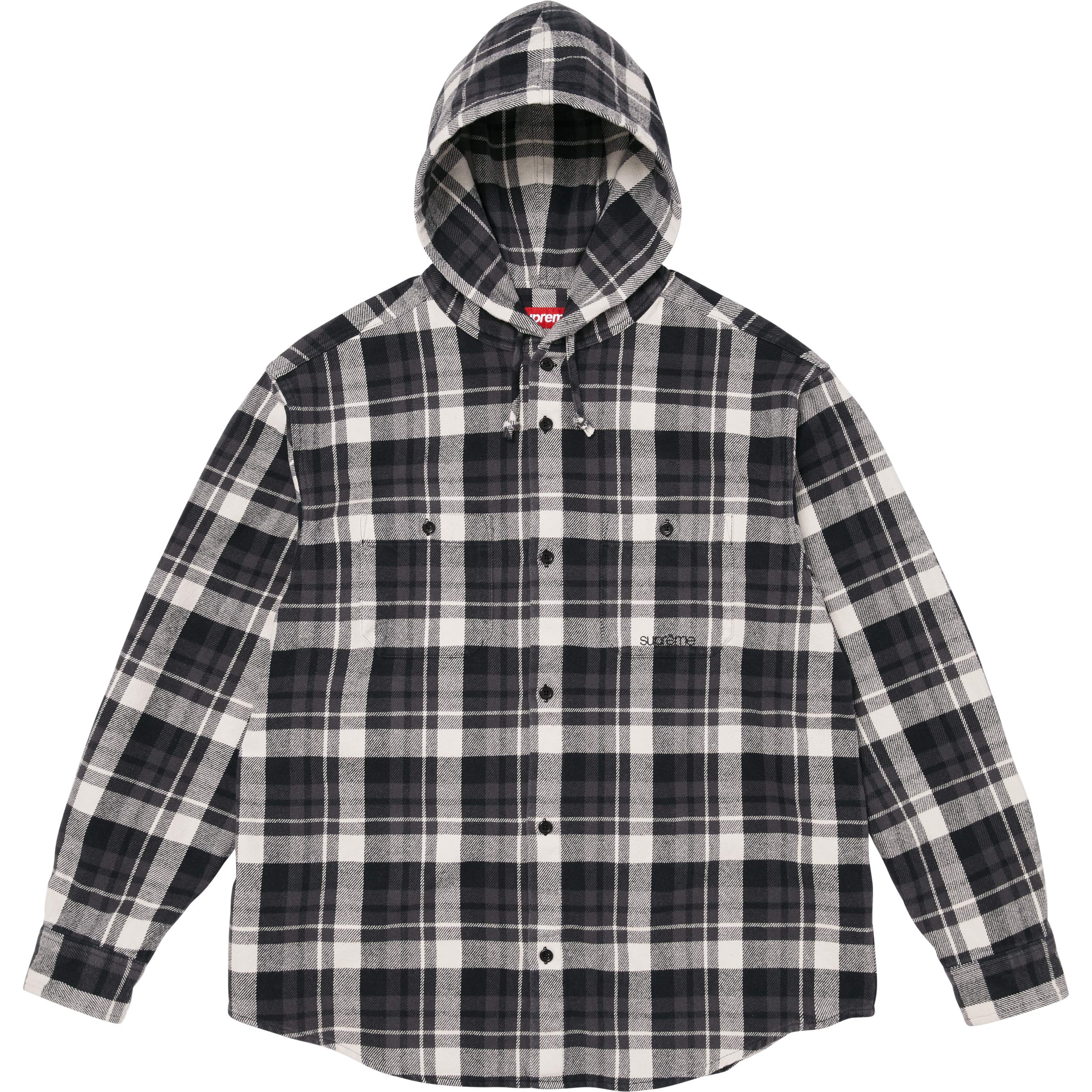 Hooded Flannel Shirt view 7